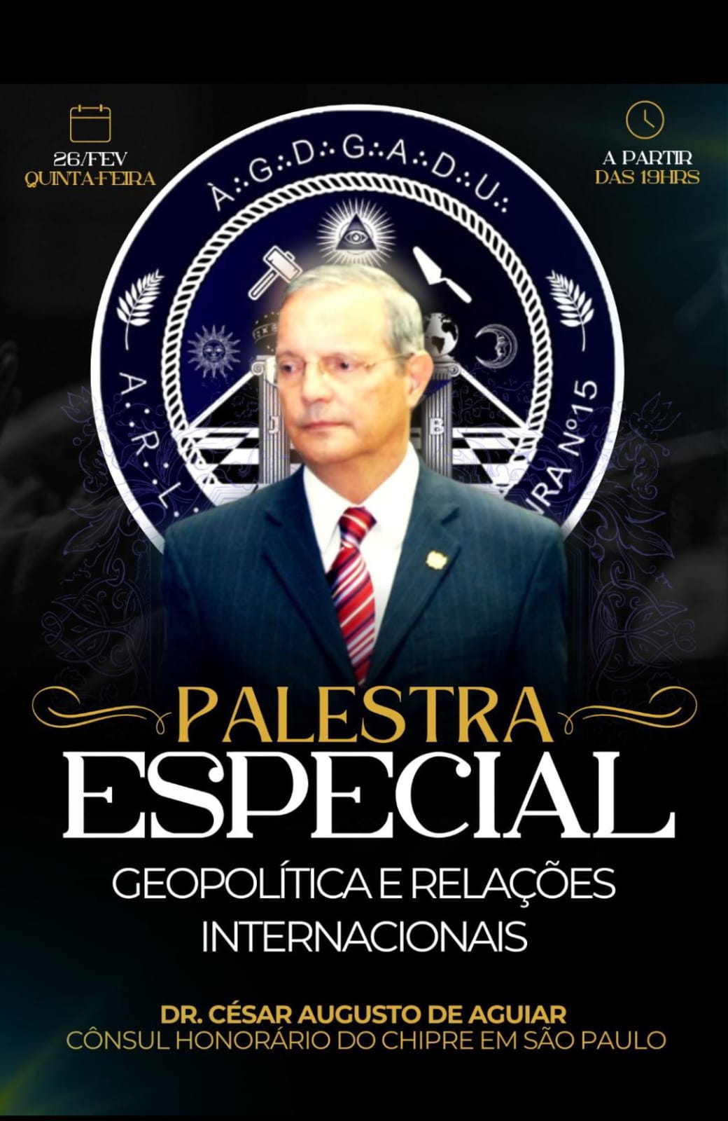 Palestra Especial Geopolitica e Relações Internacionais 